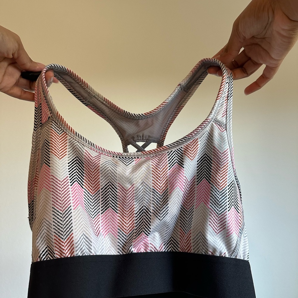 Victoria Sport Striped Tank Top